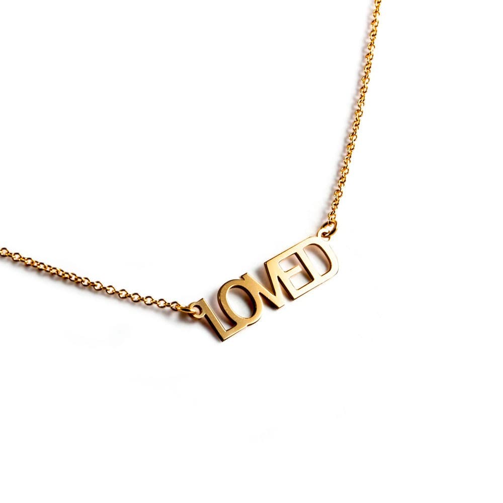 FATAL on 14k Gold Necklace (yellow)