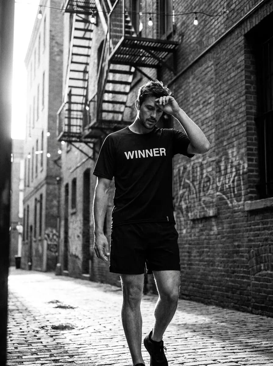 Man's running T-shirt