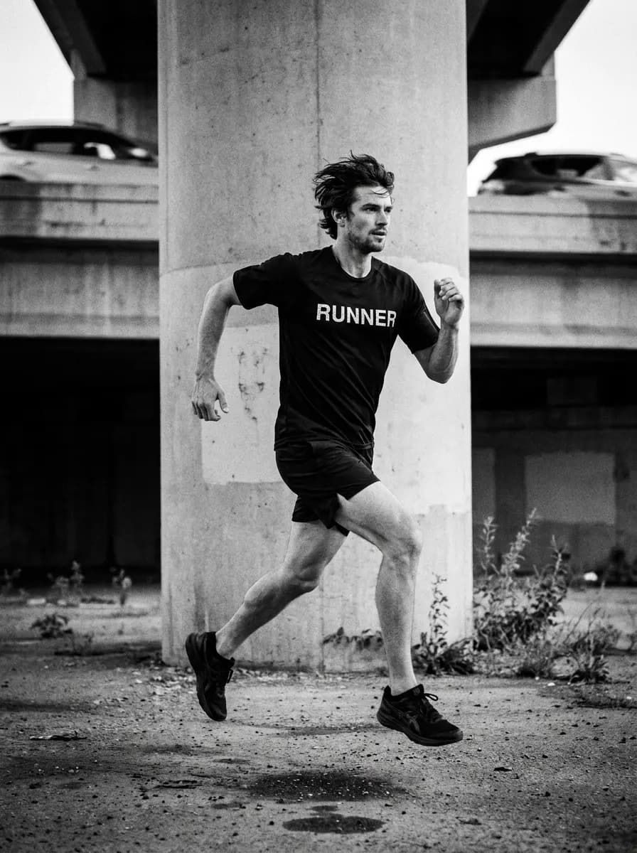 Man's running T-shirt
