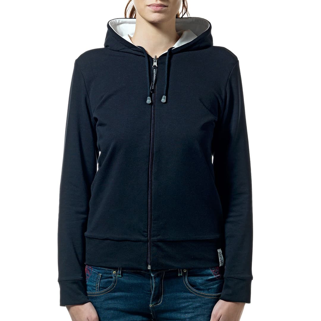 FATAL on Woman's black & white hoodie