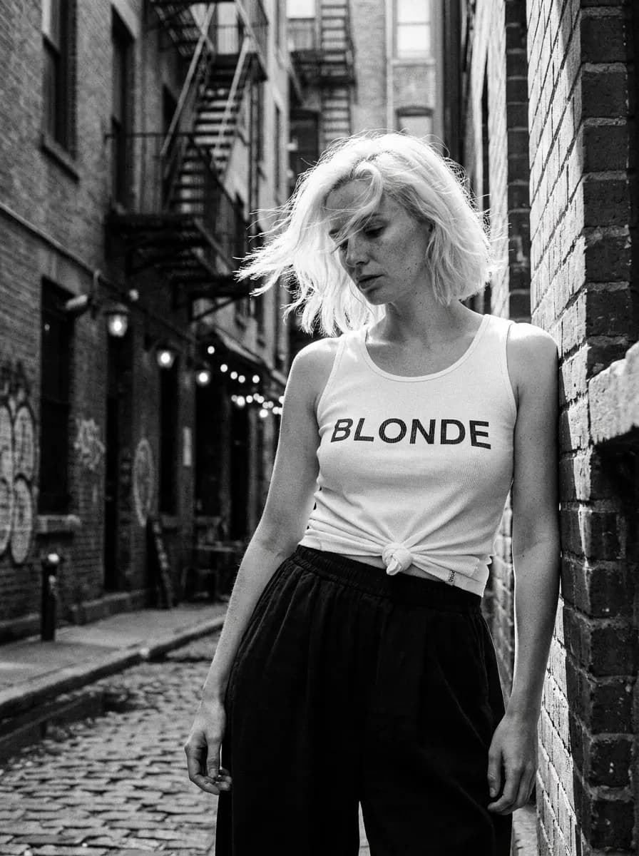 Woman's sleeveless T-shirt